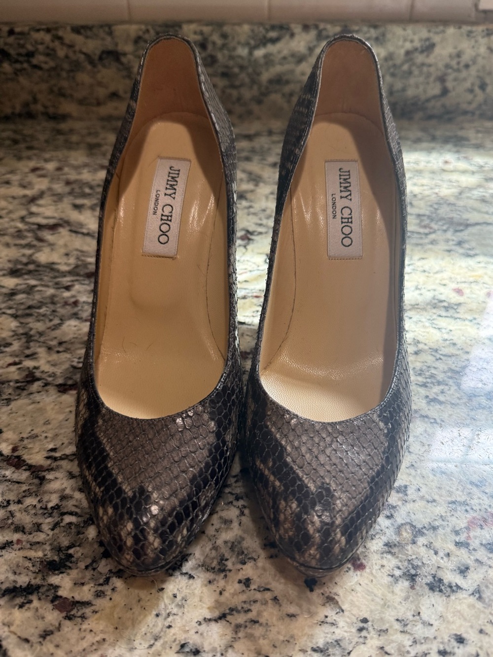 Jimmy Choo Python Pumps 37.5